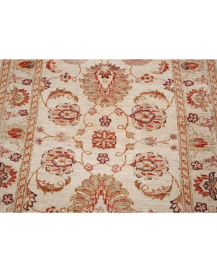Ziegler 2' 10" X 3' 10" Hand Knotted Wool Rug 2' 10" X 3' 10" (86 X 117) / Ivory / Wool