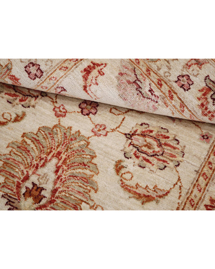 Ziegler 2' 10" X 3' 10" Hand Knotted Wool Rug 2' 10" X 3' 10" (86 X 117) / Ivory / Wool