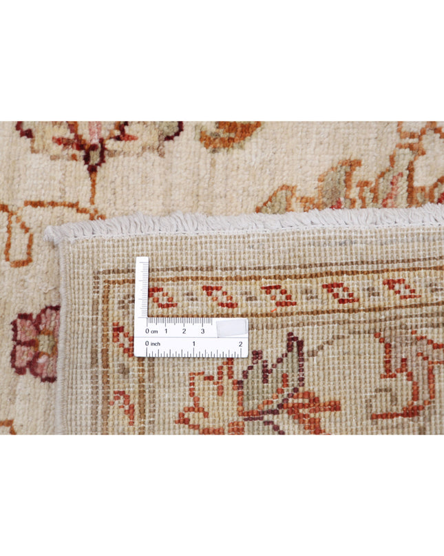 Ziegler 2' 10" X 3' 10" Hand Knotted Wool Rug 2' 10" X 3' 10" (86 X 117) / Ivory / Wool