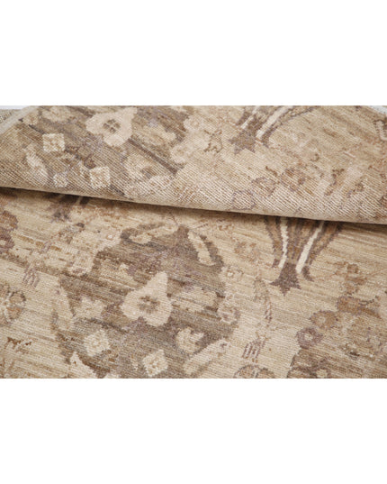 Ziegler 2' 8" X 3' 10" Hand Knotted Wool Rug 2' 8" X 3' 10" (81 X 117) / Brown / Wool