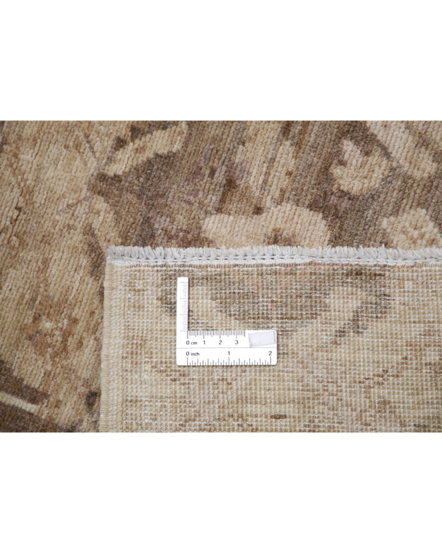 Ziegler 2' 8" X 3' 10" Hand Knotted Wool Rug 2' 8" X 3' 10" (81 X 117) / Brown / Wool
