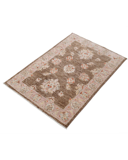 Ziegler 2' 7" X 3' 9" Hand Knotted Wool Rug 2' 7" X 3' 9" (79 X 114) / Brown / Wool