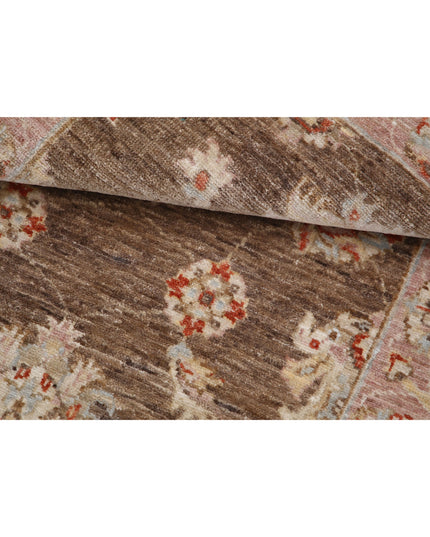 Ziegler 2' 7" X 3' 9" Hand Knotted Wool Rug 2' 7" X 3' 9" (79 X 114) / Brown / Wool