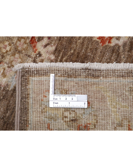 Ziegler 2' 7" X 3' 9" Hand Knotted Wool Rug 2' 7" X 3' 9" (79 X 114) / Brown / Wool
