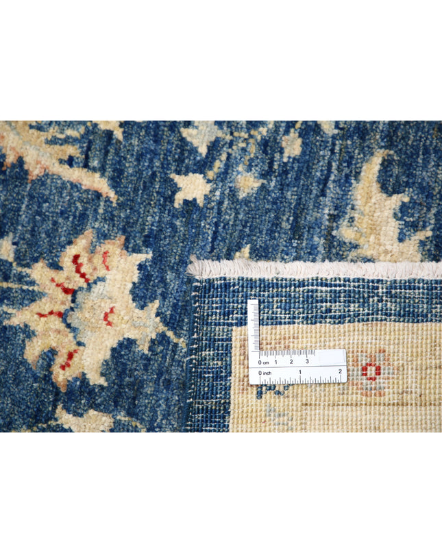 Ziegler 5' 10" X 7' 3" Hand Knotted Wool Rug 5' 10" X 7' 3" (178 X 221) / Blue / Wool