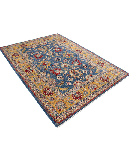 Ziegler 5' 8" X 7' 9" Hand Knotted Wool Rug 5' 8" X 7' 9" (173 X 236) / Blue / Wool