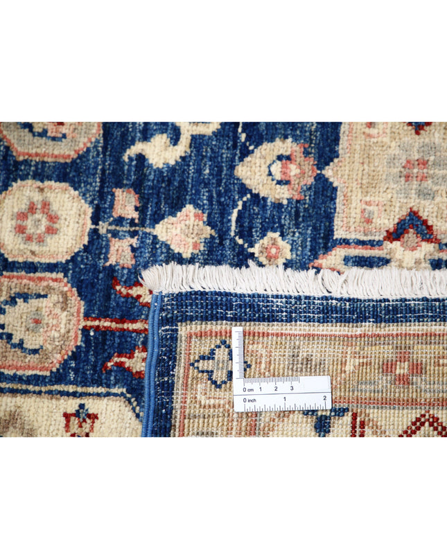 Ziegler 5' 5" X 8' 5" Hand Knotted Wool Rug 5' 5" X 8' 5" (165 X 257) / Blue / Wool
