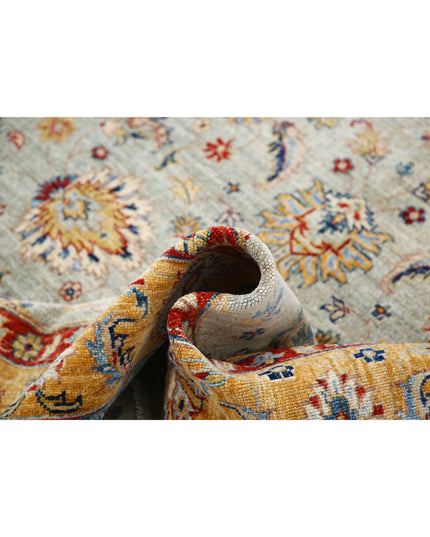 Ziegler 5' 6" X 7' 9" Hand Knotted Wool Rug 5' 6" X 7' 9" (168 X 236) / Grey / Wool