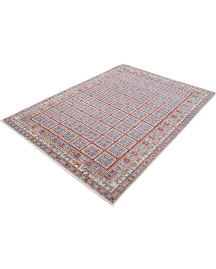 Ziegler 5' 5" X 7' 6" Hand Knotted Wool Rug 5' 5" X 7' 6" (165 X 229) / Blue / Wool