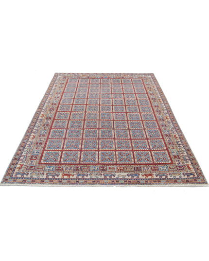 Ziegler 5' 5" X 7' 6" Hand Knotted Wool Rug 5' 5" X 7' 6" (165 X 229) / Blue / Wool