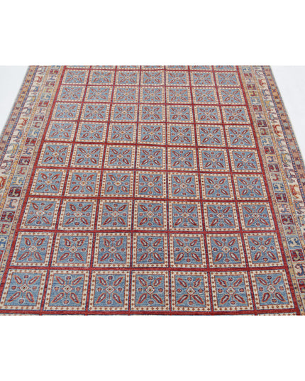 Ziegler 5' 5" X 7' 6" Hand Knotted Wool Rug 5' 5" X 7' 6" (165 X 229) / Blue / Wool