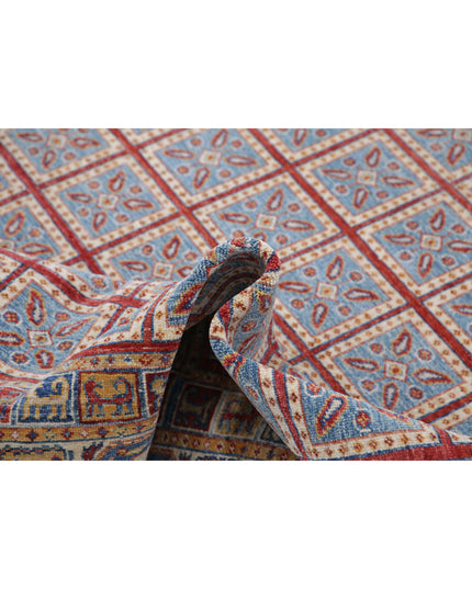 Ziegler 5' 5" X 7' 6" Hand Knotted Wool Rug 5' 5" X 7' 6" (165 X 229) / Blue / Wool