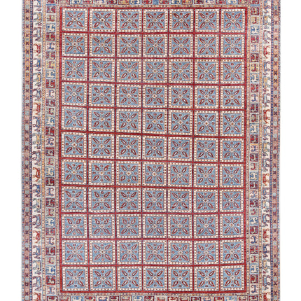 Ziegler 5' 5" X 7' 6" Hand Knotted Wool Rug 5' 5" X 7' 6" (165 X 229) / Blue / Wool