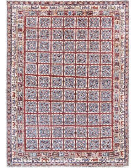Ziegler 5' 5" X 7' 6" Hand Knotted Wool Rug 5' 5" X 7' 6" (165 X 229) / Blue / Wool