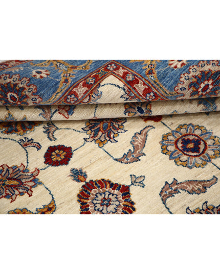 Ziegler 5' 5" X 7' 8" Hand Knotted Wool Rug 5' 5" X 7' 8" (165 X 234) / Ivory / Wool