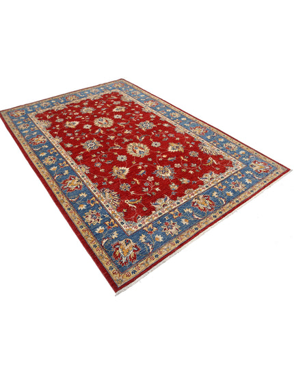Ziegler 5' 9" X 8' 4" Hand Knotted Wool Rug 5' 9" X 8' 4" (175 X 254) / Red / Wool
