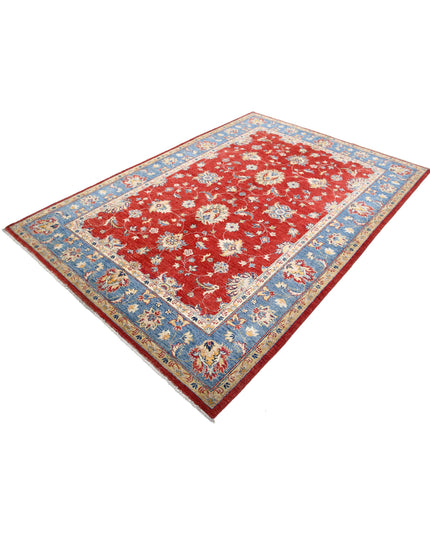 Ziegler 5' 9" X 8' 4" Hand Knotted Wool Rug 5' 9" X 8' 4" (175 X 254) / Red / Wool