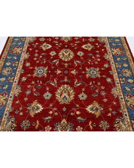 Ziegler 5' 9" X 8' 4" Hand Knotted Wool Rug 5' 9" X 8' 4" (175 X 254) / Red / Wool