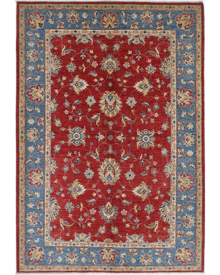 Ziegler 5' 9" X 8' 4" Hand Knotted Wool Rug 5' 9" X 8' 4" (175 X 254) / Red / Wool