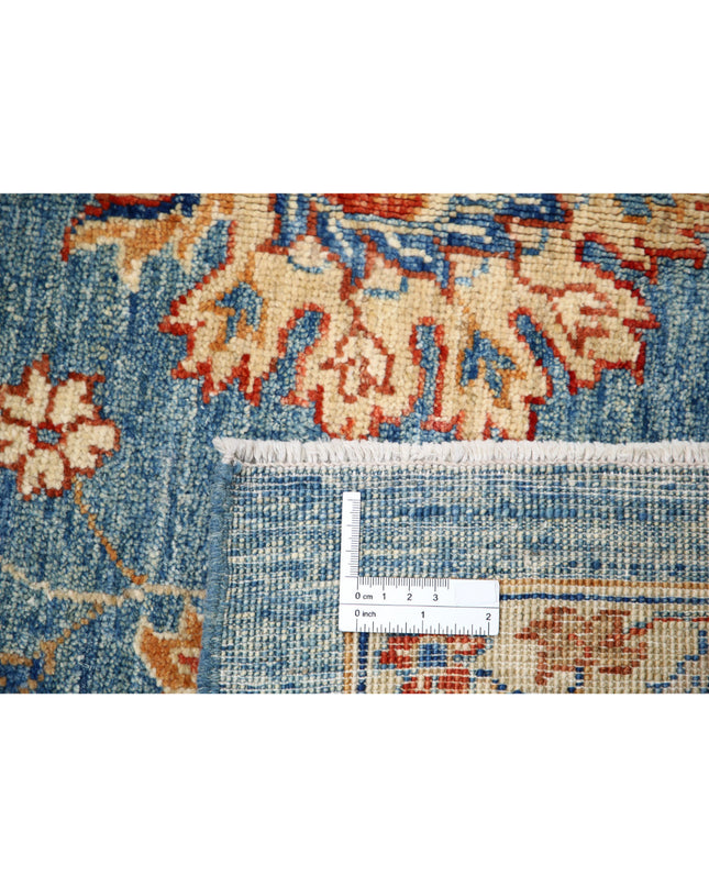 Ziegler 5' 8" X 7' 9" Hand Knotted Wool Rug 5' 8" X 7' 9" (173 X 236) / Blue / Wool