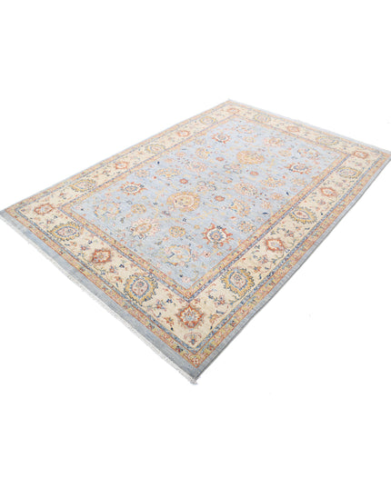 Ziegler 5' 7" X 7' 11" Hand Knotted Wool Rug 5' 7" X 7' 11" (170 X 241) / Grey / Wool