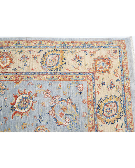 Ziegler 5' 7" X 7' 11" Hand Knotted Wool Rug 5' 7" X 7' 11" (170 X 241) / Grey / Wool