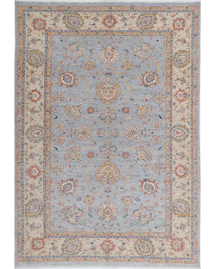 Ziegler 5' 7" X 7' 11" Hand Knotted Wool Rug 5' 7" X 7' 11" (170 X 241) / Grey / Wool