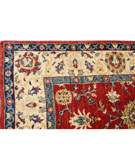 Ziegler 5' 7" X 8' 1" Hand Knotted Wool Rug 5' 7" X 8' 1" (170 X 246) / Red / Wool