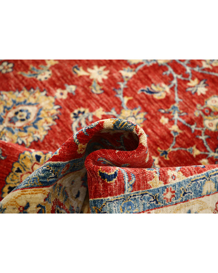 Ziegler 5' 7" X 8' 1" Hand Knotted Wool Rug 5' 7" X 8' 1" (170 X 246) / Red / Wool