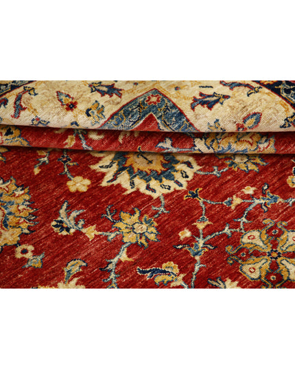 Ziegler 5' 7" X 8' 1" Hand Knotted Wool Rug 5' 7" X 8' 1" (170 X 246) / Red / Wool