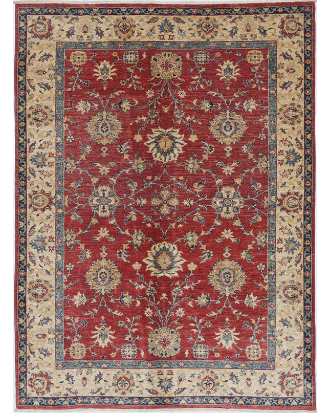 Ziegler 5' 7" X 8' 1" Hand Knotted Wool Rug 5' 7" X 8' 1" (170 X 246) / Red / Wool