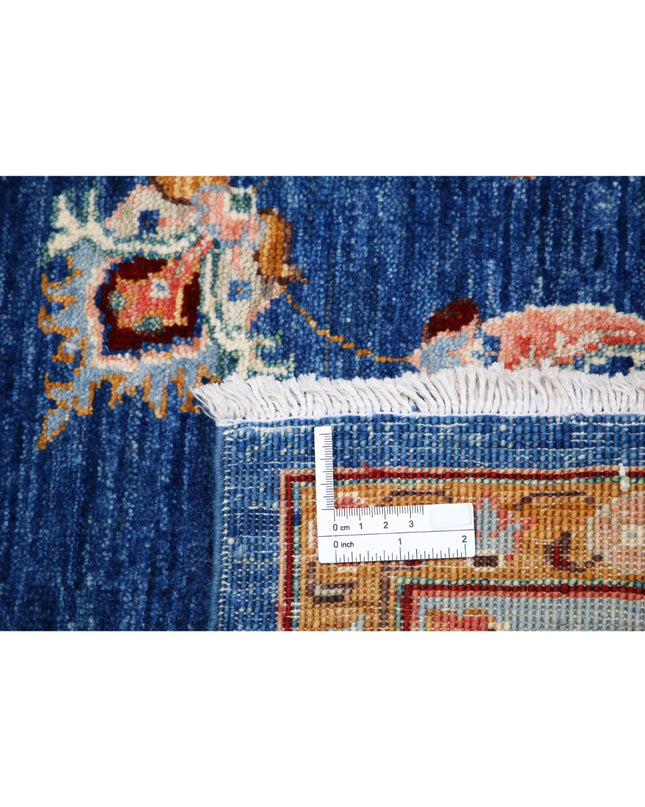 Ziegler 5' 7" X 8' 2" Hand Knotted Wool Rug 5' 7" X 8' 2" (170 X 249) / Blue / Wool