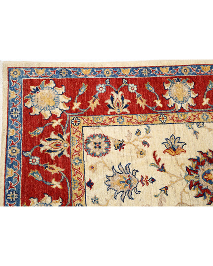 Ziegler 5' 8" X 8' 2" Hand Knotted Wool Rug 5' 8" X 8' 2" (173 X 249) / Ivory / Wool