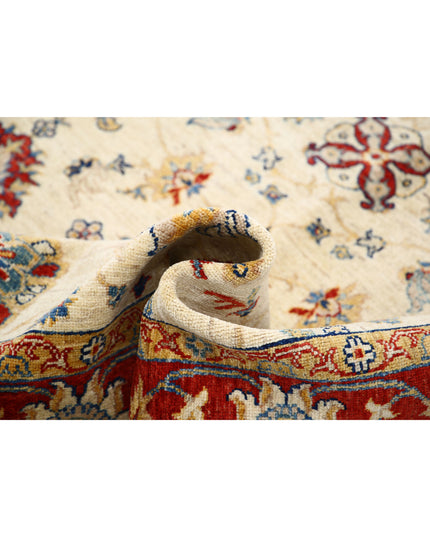 Ziegler 5' 8" X 8' 2" Hand Knotted Wool Rug 5' 8" X 8' 2" (173 X 249) / Ivory / Wool