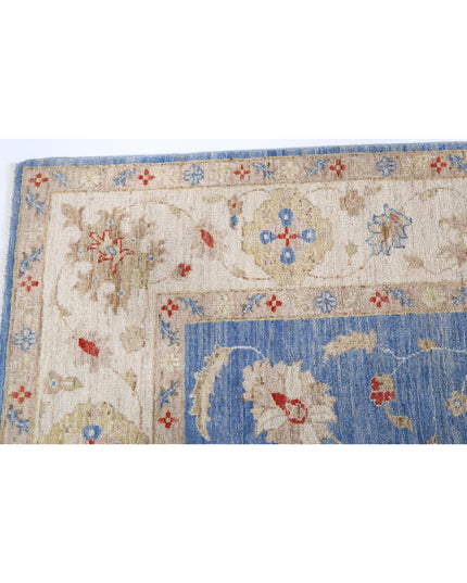 Ziegler 5' 7" X 7' 11" Hand Knotted Wool Rug 5' 7" X 7' 11" (170 X 241) / Blue / Wool