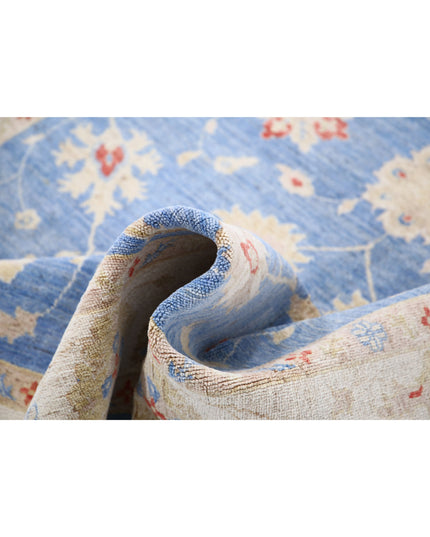 Ziegler 5' 7" X 7' 11" Hand Knotted Wool Rug 5' 7" X 7' 11" (170 X 241) / Blue / Wool