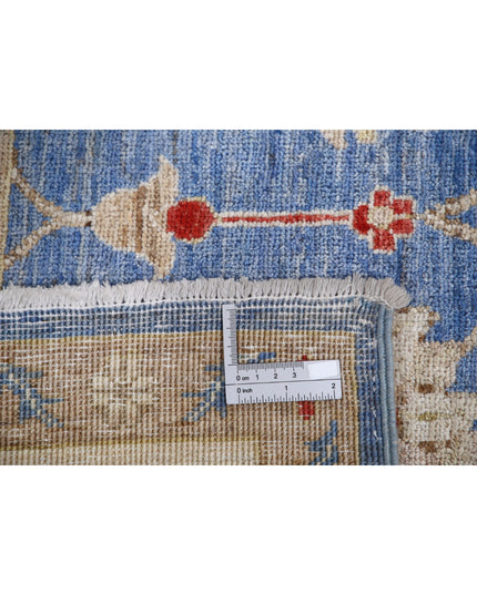 Ziegler 5' 7" X 7' 11" Hand Knotted Wool Rug 5' 7" X 7' 11" (170 X 241) / Blue / Wool