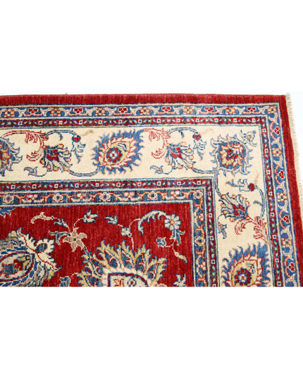 Ziegler 5' 6" X 7' 9" Hand Knotted Wool Rug 5' 6" X 7' 9" (168 X 236) / Red / Wool