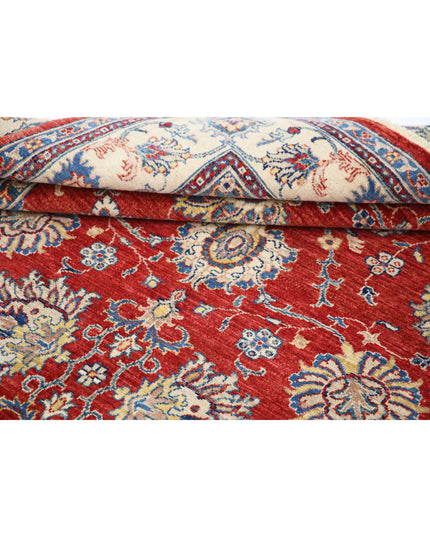 Ziegler 5' 6" X 7' 9" Hand Knotted Wool Rug 5' 6" X 7' 9" (168 X 236) / Red / Wool