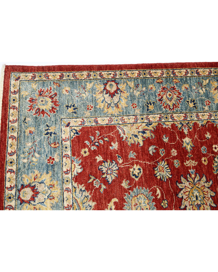 Ziegler 5' 9" X 7' 9" Hand Knotted Wool Rug 5' 9" X 7' 9" (175 X 236) / Red / Wool