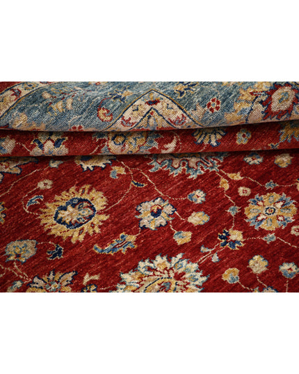 Ziegler 5' 9" X 7' 9" Hand Knotted Wool Rug 5' 9" X 7' 9" (175 X 236) / Red / Wool