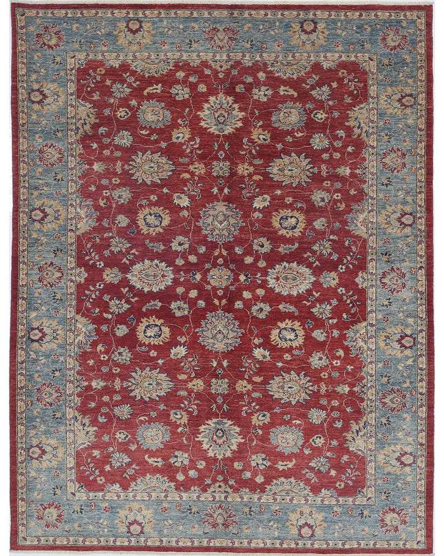 Ziegler 5' 9" X 7' 9" Hand Knotted Wool Rug 5' 9" X 7' 9" (175 X 236) / Red / Wool