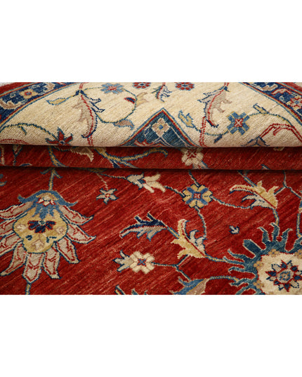 Ziegler 5' 6" X 7' 10" Hand Knotted Wool Rug 5' 6" X 7' 10" (168 X 239) / Red / Wool