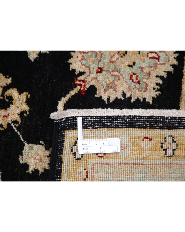 Ziegler 5' 7" X 8' 1" Hand Knotted Wool Rug 5' 7" X 8' 1" (170 X 246) / Black / Wool