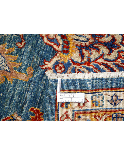Ziegler 5' 6" X 7' 11" Hand Knotted Wool Rug 5' 6" X 7' 11" (168 X 241) / Blue / Wool