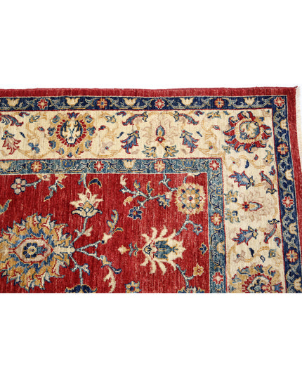 Ziegler 5' 7" X 8' 1" Hand Knotted Wool Rug 5' 7" X 8' 1" (170 X 246) / Red / Wool