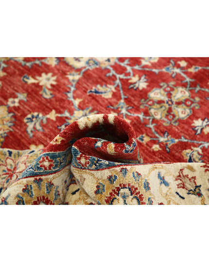 Ziegler 5' 7" X 8' 1" Hand Knotted Wool Rug 5' 7" X 8' 1" (170 X 246) / Red / Wool