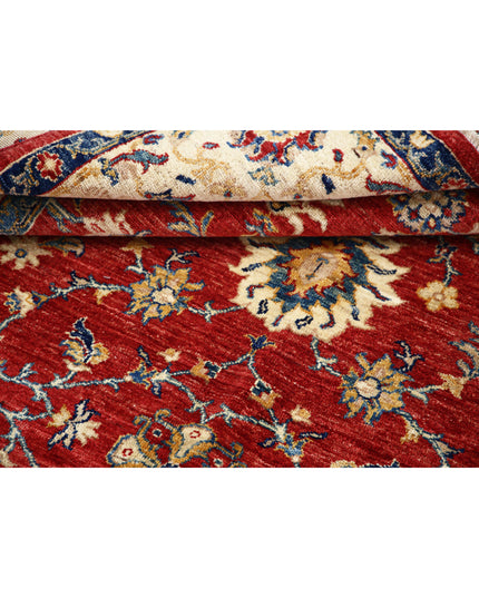 Ziegler 5' 7" X 8' 1" Hand Knotted Wool Rug 5' 7" X 8' 1" (170 X 246) / Red / Wool