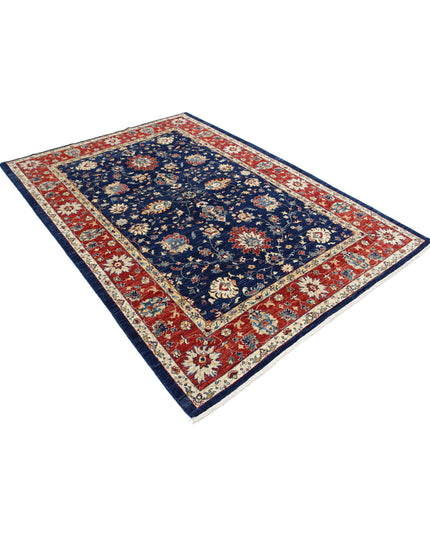 Ziegler 5' 7" X 7' 10" Hand Knotted Wool Rug 5' 7" X 7' 10" (170 X 239) / Blue / Wool