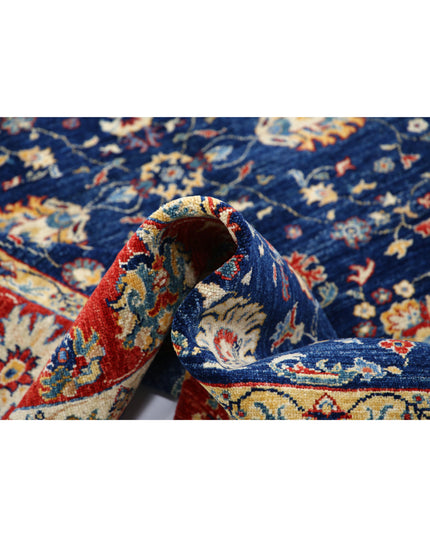 Ziegler 5' 7" X 7' 10" Hand Knotted Wool Rug 5' 7" X 7' 10" (170 X 239) / Blue / Wool